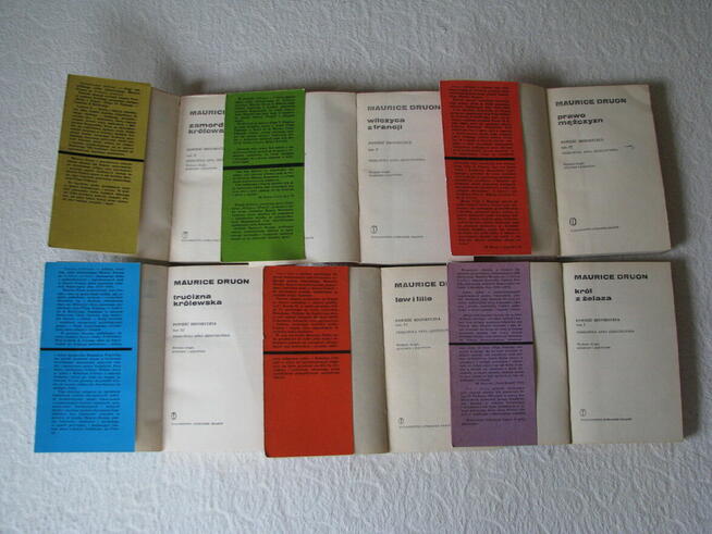 Królowie przeklęci, Maurice Druon, 6 tomów