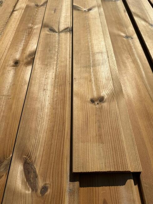 Deska elewacyjna drewniana thermo sosna ZETKA 18x143mm