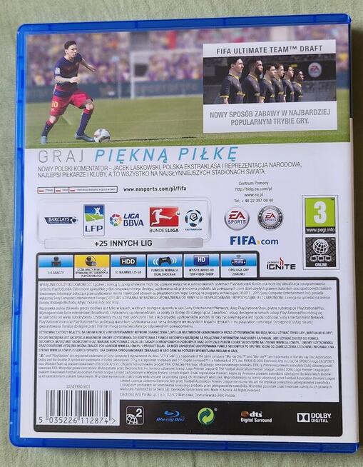 Gra Fifa 16 na PS4