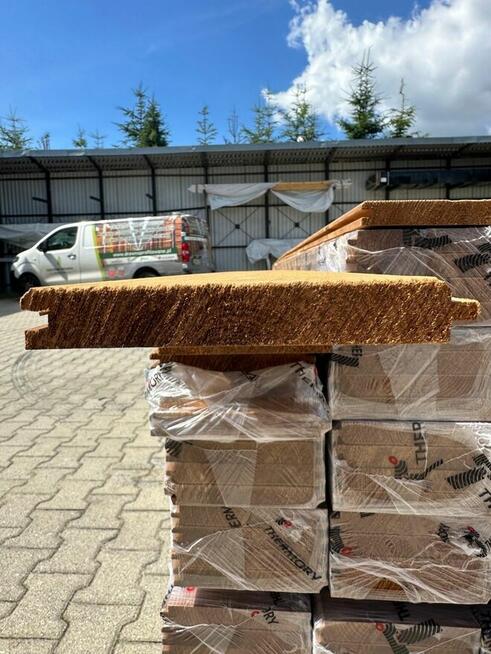 Deska drewniana thermo świerk szczotkowana RUSTIC 20x140 C3