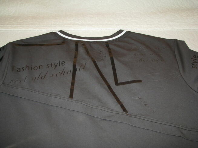 Piękna oliwkowa rozpinana bluza z bawełny ze wzorami XXL