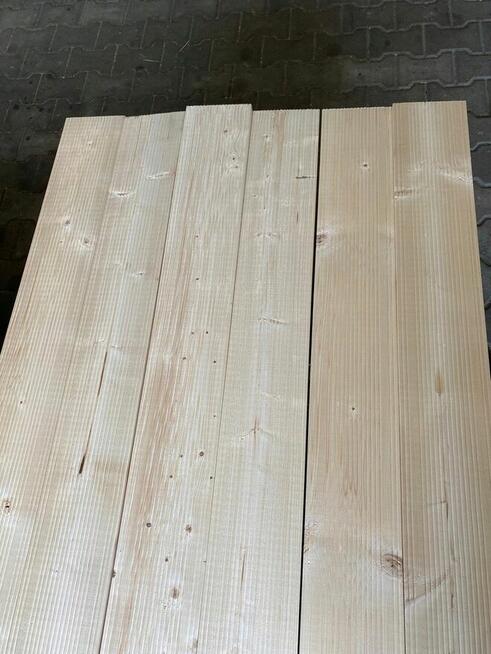 DESKA ŚWIERK SKANDYNAWSKI dwustronnie ryflowana 24X145 KL.AB
