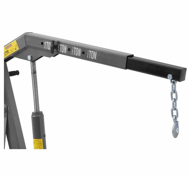 Hydrauliczny żuraw warsztatowy do podnoszenia silników