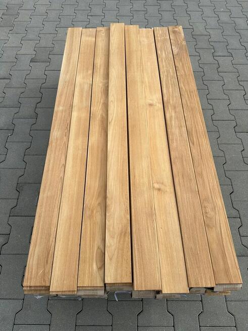 DESKA TARASOWA EGZOTYCZNA TEAK TIK DREWNO TEKOWE 20x90x1500