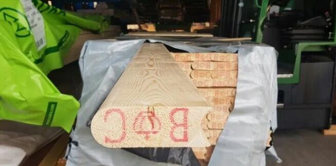 DESKA DESKI ŚWIERKOWA DO BUDOWY BECZEK BECZKI SAUNOWEJ 44X12