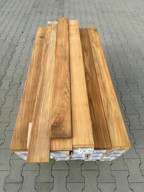 DESKA TARASOWA EGZOTYCZNA TEAK TIK DREWNO TEKOWE 20x120x1500