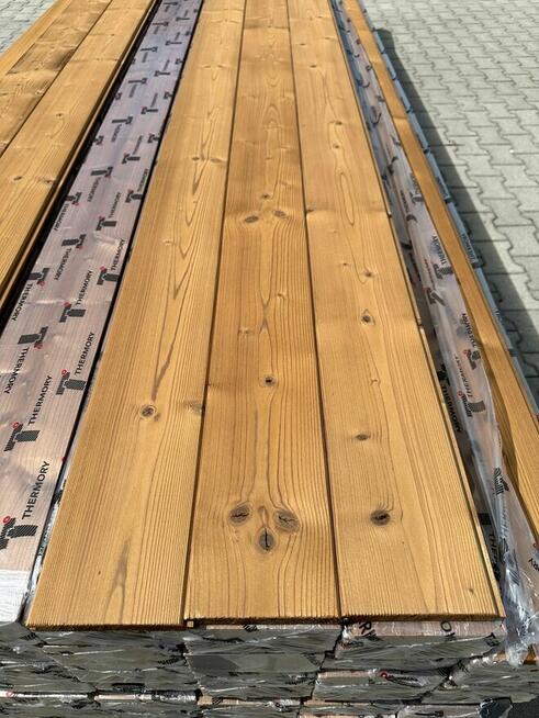 Deska drewniana thermo świerk szczotkowana RUSTIC 20x140 C3
