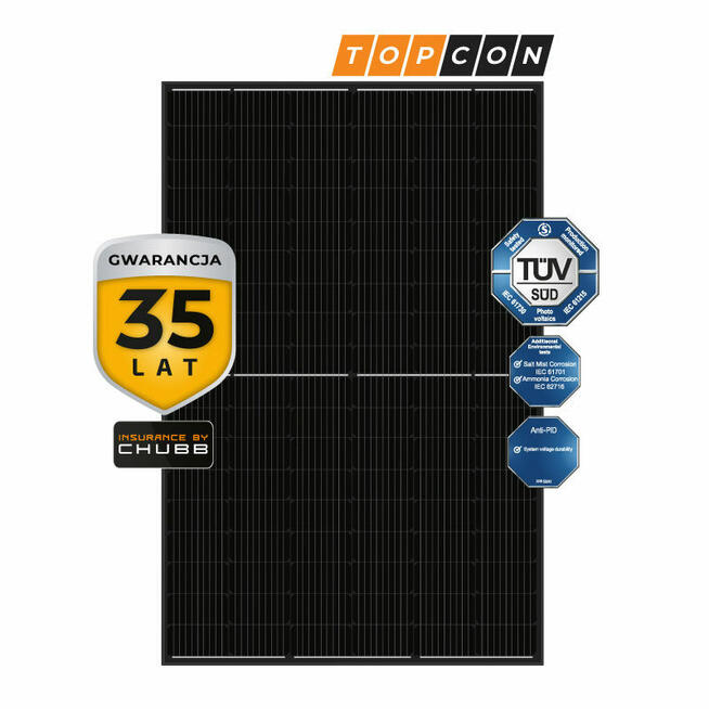 Moduły fotowoltaiczne TOPCon N-Type BiFacial SmartSun Energy
