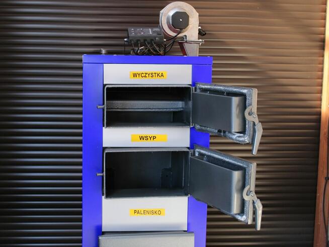 Kocioł piec uniwersalny 15KW 130m na wegiel i drewno NOWY