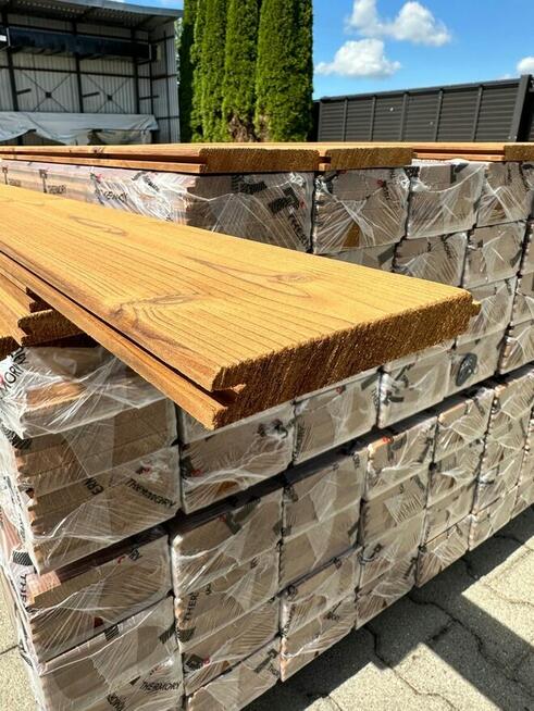 Deska drewniana thermo świerk szczotkowana RUSTIC 20x140 C3