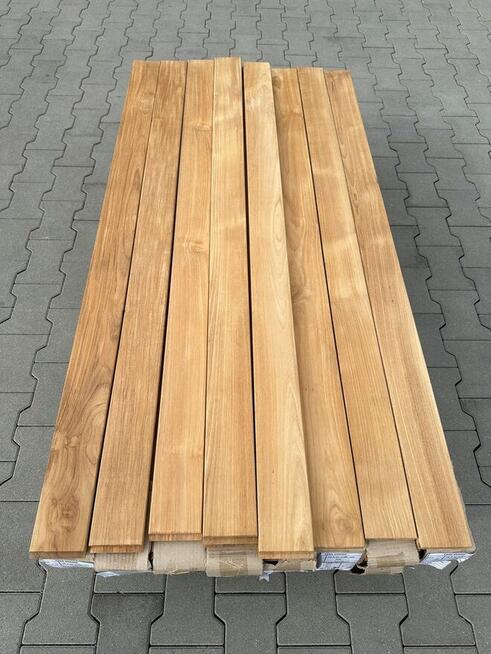 DESKA TARASOWA EGZOTYCZNA TEAK TIK DREWNO TEKOWE 20x90x1500