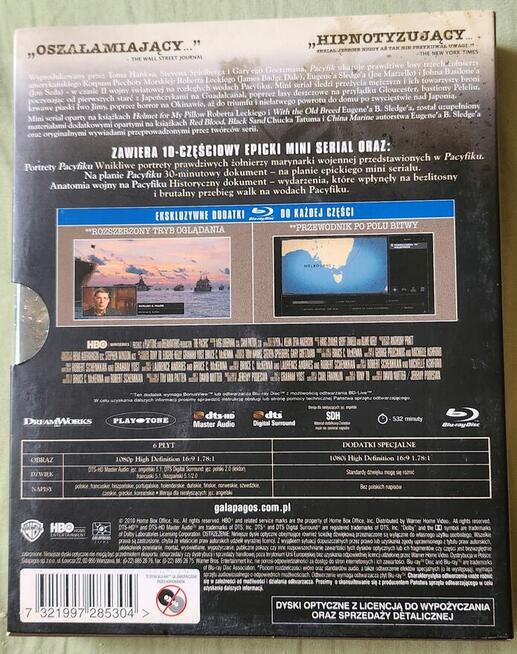 Pacyfik film 6 płyt blu-ray
