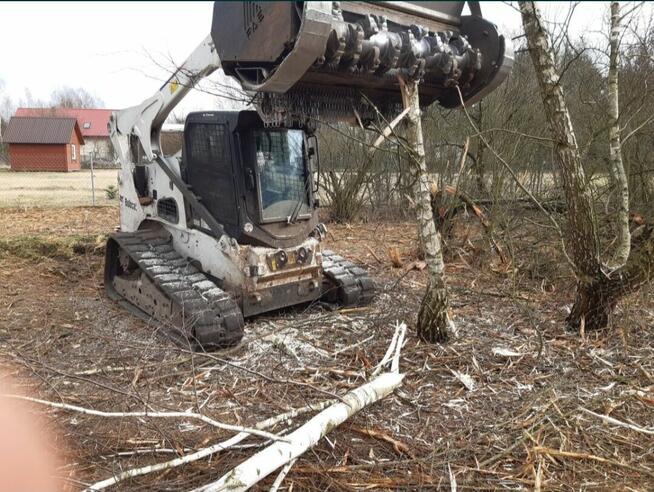Oczyszczanie działek wycinka drzew karczowanie mulczer leśny