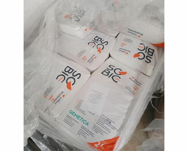 Soda oczyszczona/Kwaśny węglan sodu dla zwierząt 1 tona