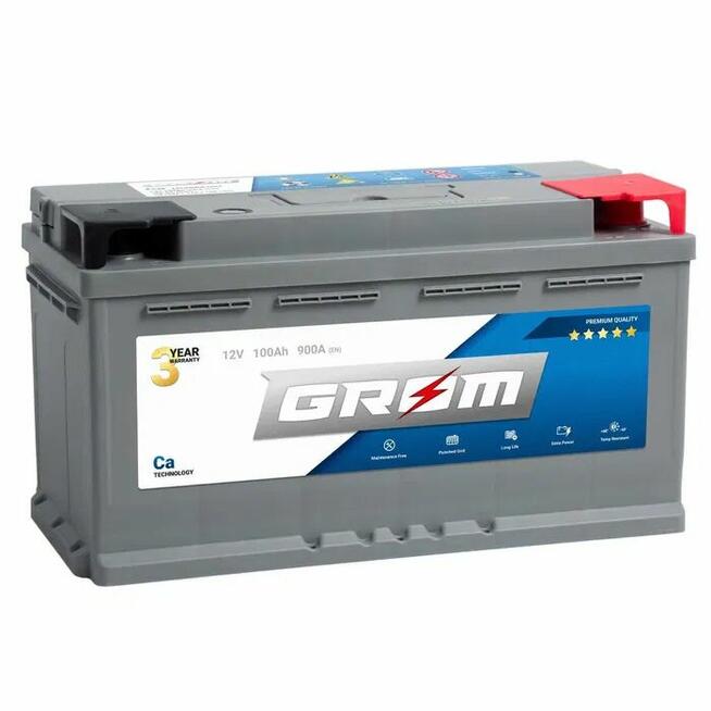 Akumulator GROM Premium 100Ah 900A