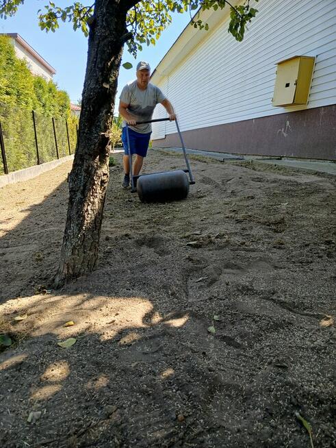 Usługi ogrodnicze trawniki i cięcia żywopłotów.