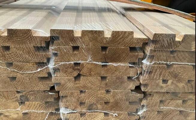Deska elewacyjna drewniana thermo termo sosna 25x143 3RHOMB