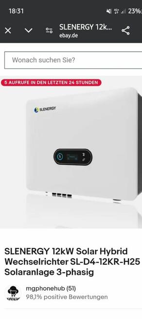 Falownik hybrydowy 3 fazowy