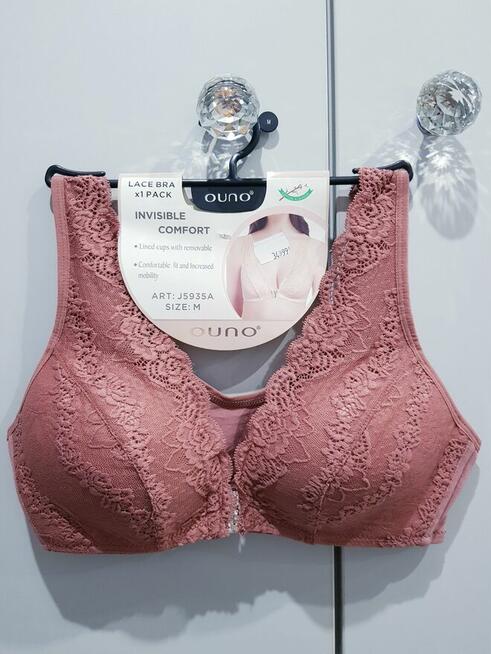 NOWY damski koronkowo-sportowy biustonosz z kryształkami