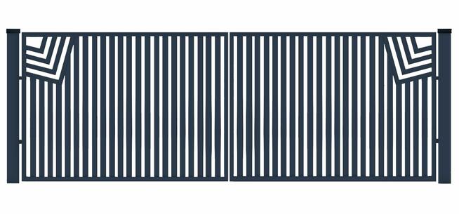 Brama typ CLASSIC - 4,00 x 1,50 m