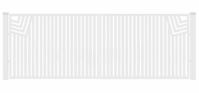 Brama typ CLASSIC - 4,00 x 1,75 m