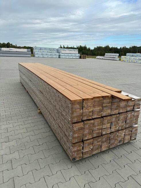 Deska tarasowa Thermo termo sosna ryflowana taras 26x140mm