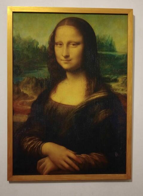 Obraz na płótnie - Mona Lisa, Leonardo da Vinci, 50x70cm
