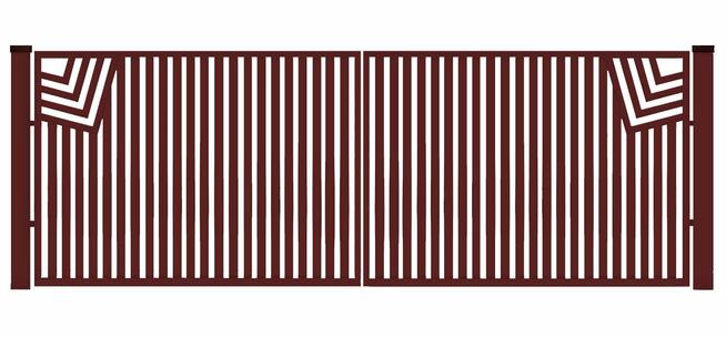 Brama typ CLASSIC - 4,00 x 1,50 m