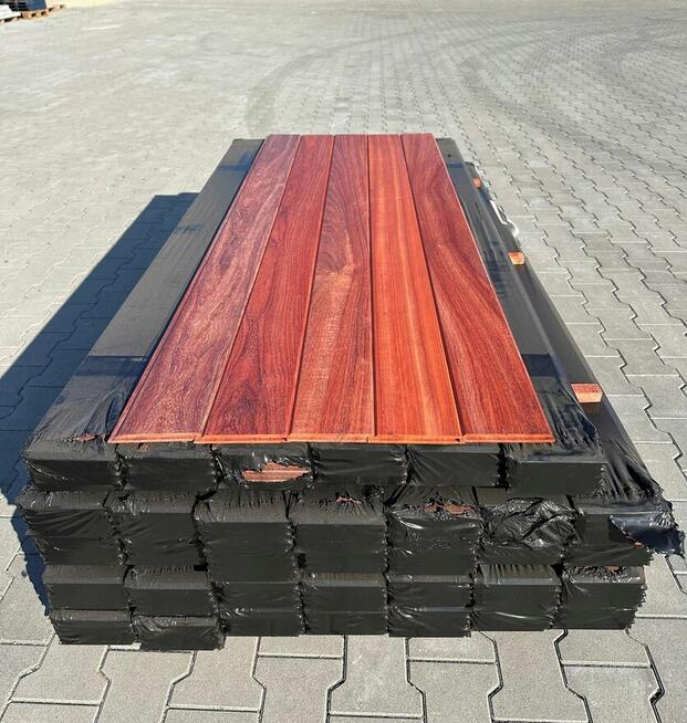 Deska elewacyjna padouk KL.FAS KD 15x145 Profil faza