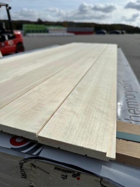 Boazeria Podbitka Deska Sauny sauna Osika Biała STS4 15x120