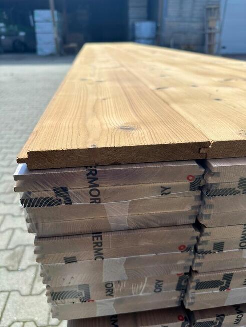 Deska drewniana thermo świerk szczotkowana RUSTIC 20x185 C15