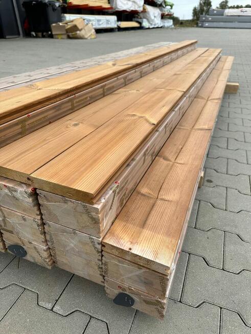 Deska tarasowa Thermo termo sosna gładka taras drewno 26x140