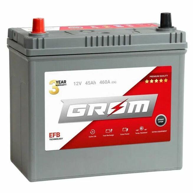 Akumulator GROM EFB START&STOP 45Ah 460A Japan Lewy