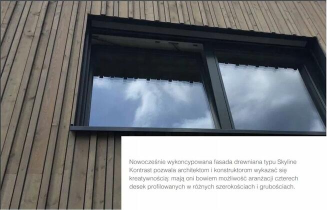 DESKA ELEWACJA SKYLINE KONTRAST MODRZEW SYBERYJSKI