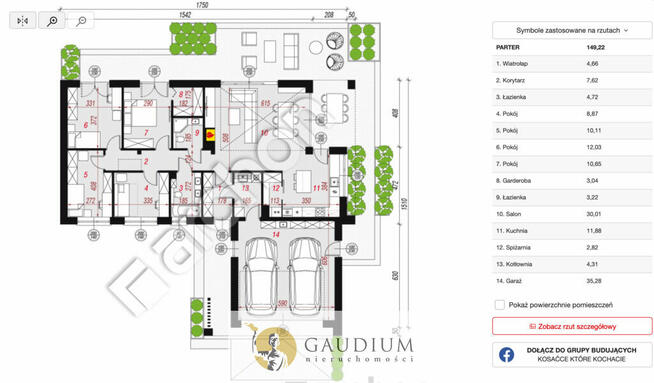 Nowy dom wolnostojący w Czaplach