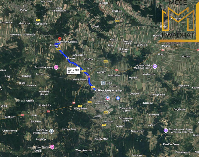 Działki 10-15 arów z wydanymi warunkami zabudowy