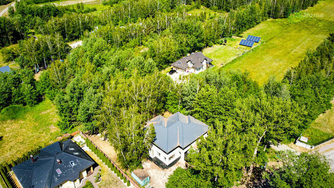 Duża działka z domem w budowie, 35 min od W-wy