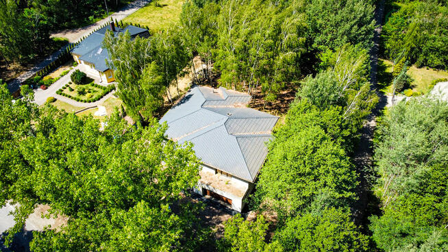 Duża działka z domem w budowie, 35 min od W-wy