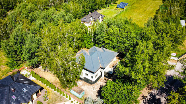 Duża działka z domem w budowie, 35 min od W-wy