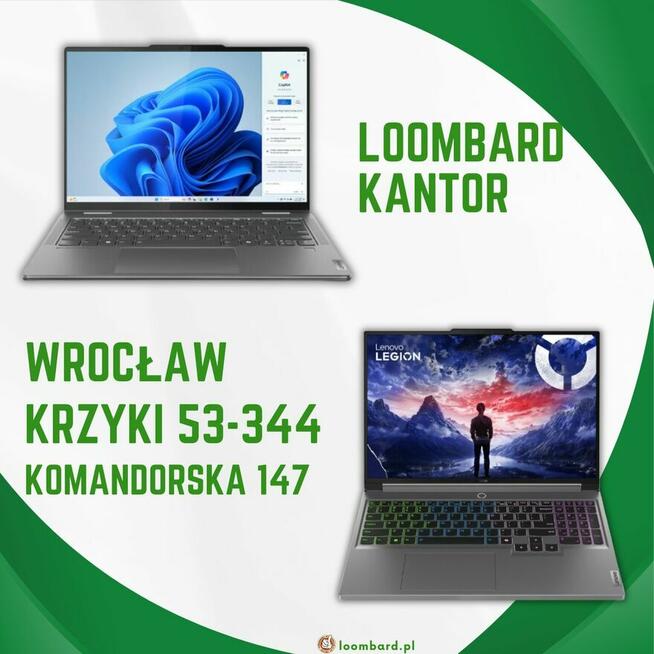 Skup/sprzedaż laptopów, Wrocław, Komandorska 147