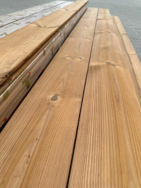 Deska tarasowa Thermo termo sosna gładka taras drewno 26x140