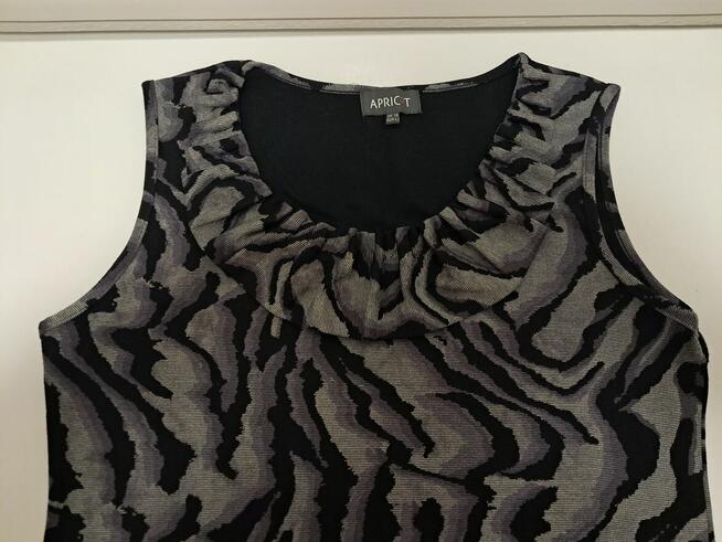 Sukienka ciemna, krótka, z dzianiny, „APRICOT”, rozm. L