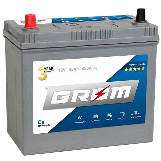 Akumulator GROM Premium 45Ah 430A Japan LEWY