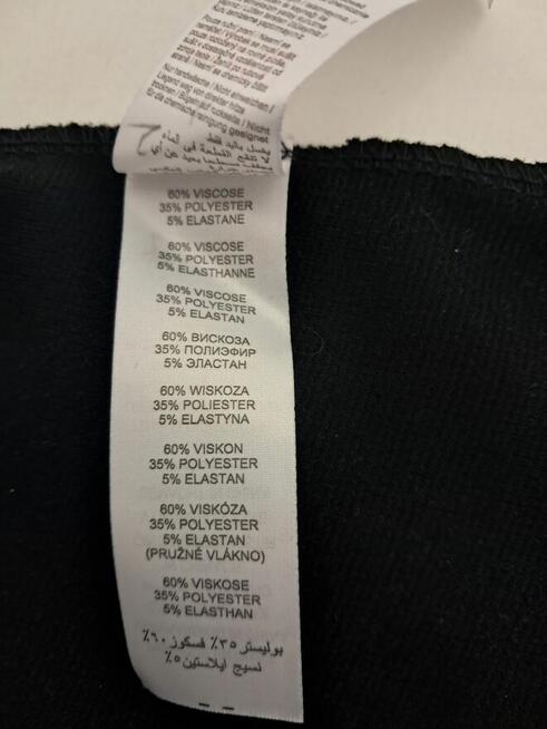 Sukienka ciemna, krótka, z dzianiny, „APRICOT”, rozm. L