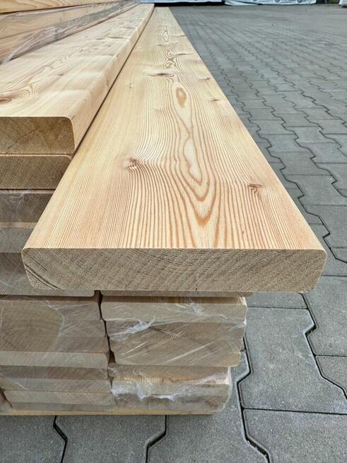 DESKA TARASOWA MODRZEW SYBERYJSKI gładka gładki 27x140 4m