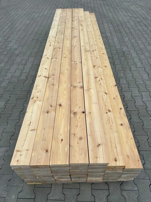 DESKA TARASOWA MODRZEW SYBERYJSKI gładka gładki 27x140 4m