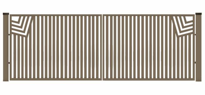 Brama typ CLASSIC - 4,00 x 1,25 m
