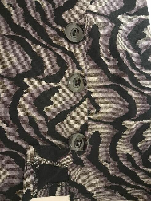 Sukienka ciemna, krótka, z dzianiny, „APRICOT”, rozm. L