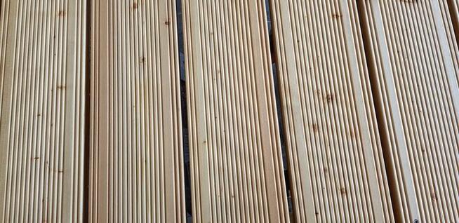 Deska tarasowa modrzew syberyjski ryflowana taras 24x145mm