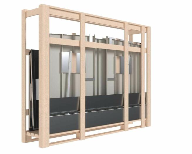 Schowek rowerowy GMS – bezpieczna, zamykana wiata, ocynk